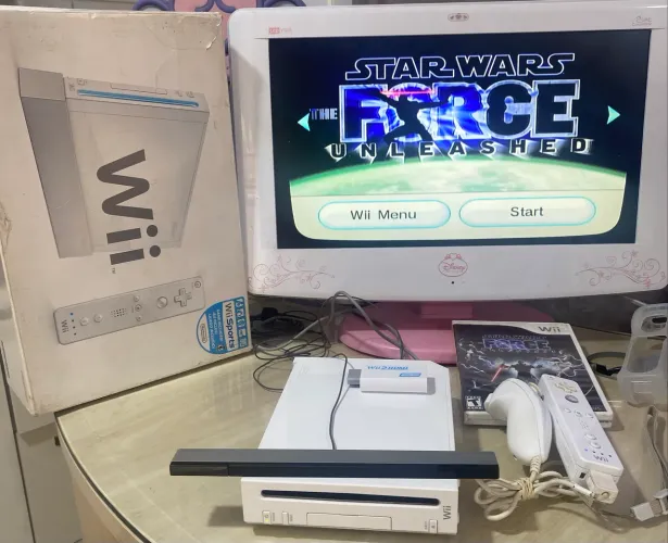 Nintendo Wii + Jogo + Controle