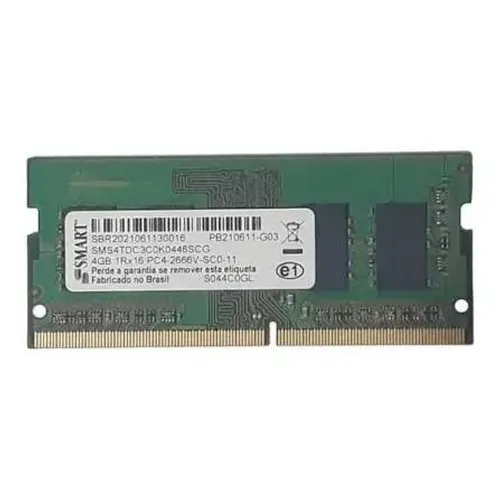 Memoria Notebook Smart 4gb Ddr4 Pc4-2666v