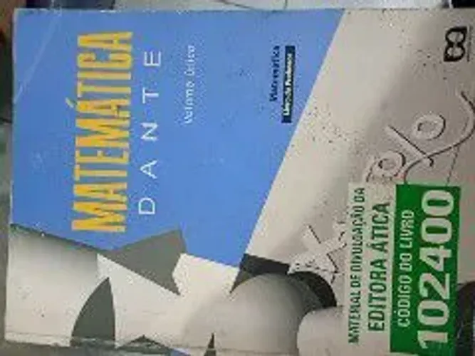 Livro do professor Dante volume único