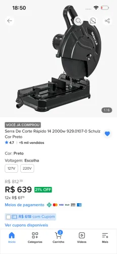 Policorte nunca usada