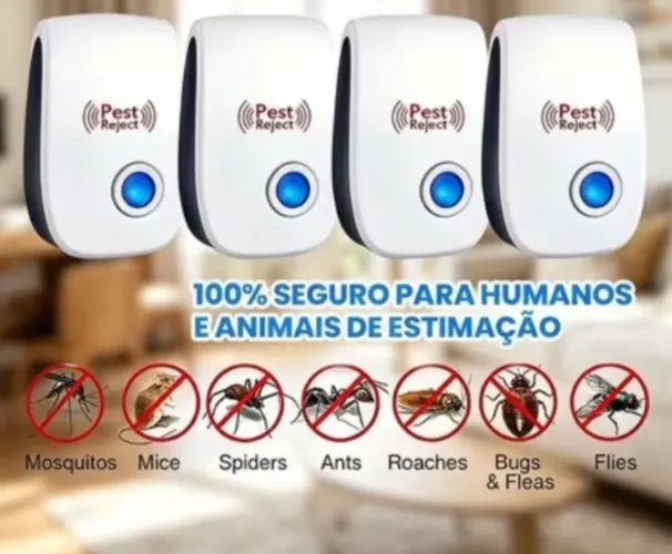 Elimina mosquito, formigas,baratas,aranha