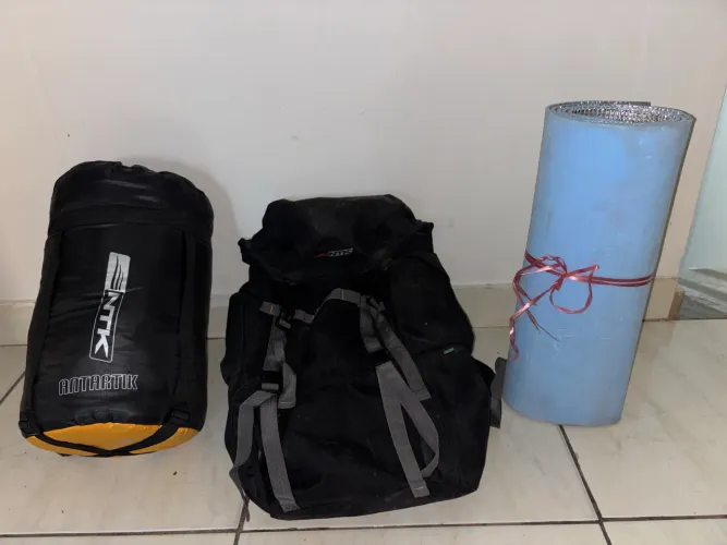 Kit Camping NTK - Barraca + Saco de Dormir Antartik + Isolante Térmico