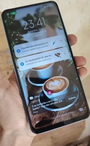 Redimi note 9s 128 gigas câmeras 48 mega top leia descrição
