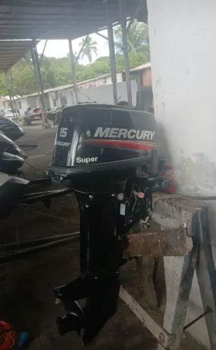 MOTOR POPA MERCURY 2 TEMP ISHP MOD ME 15 SUPER - NE SÉRIE