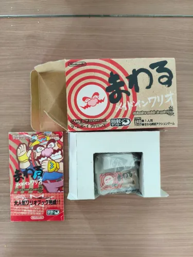 WarioWare twisted japonês na caixa