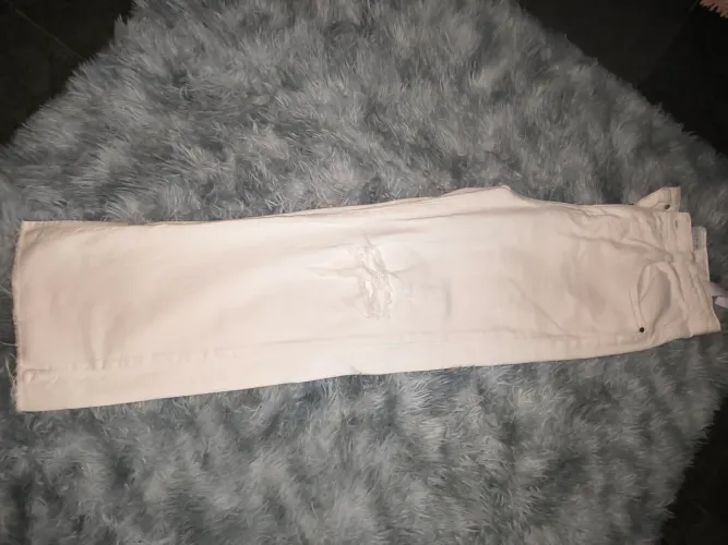 Calça jeans off white Zara Tam 14 anos