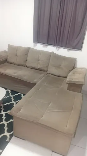 Sofá L 3 lugares