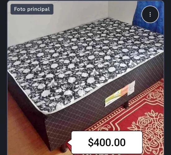 Cama Box Casal Simples 128x188