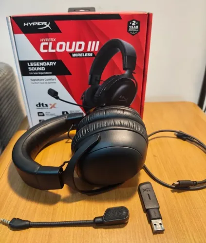Headset HyperX CLOUD III (3) Wireless