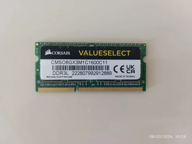 Memoria Ram 8 GB DDR3