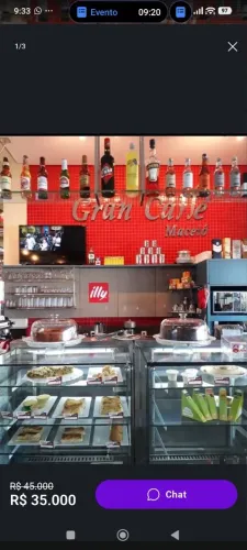 Bar cafeteira lanchonete 