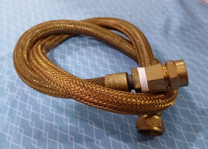 Mangueira de Cobre Para Gás Encanado 60cm