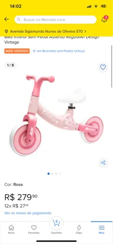 Bicicleta sem pedal