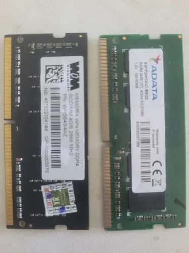 2 Memórias DDR4 4 gb 240,00