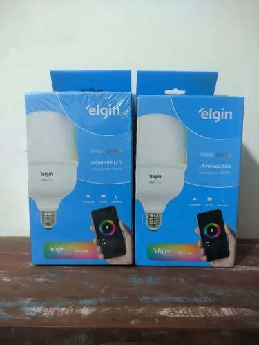 2 lâmpada inteligente elgin 30w (Novas)