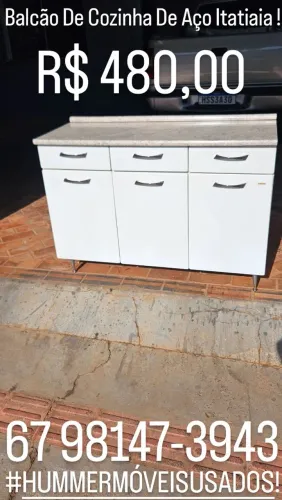 Vende - Se Balcão De Cozinha De Aço Itatiaia !