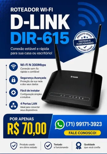 Roteador d-link dir 615