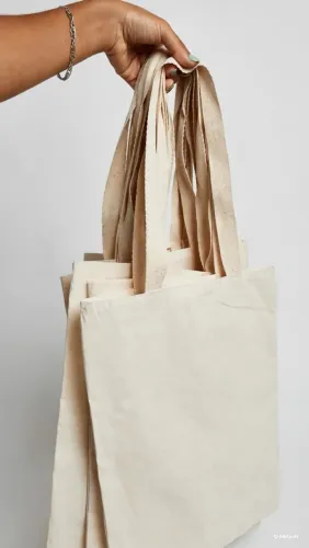 20 Ecobag 100% Algodão cru 