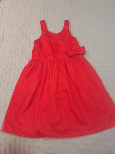 Vestido infantil vermelho em tule Mon Sucré