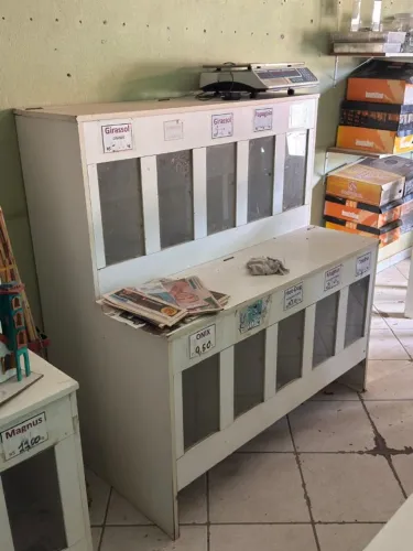 Balcão para loja de ração e petshop
