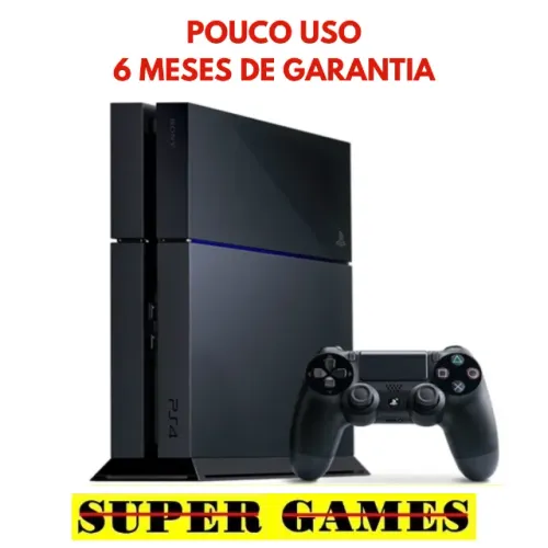 PS4 Fat 500gb (excelente). Loja física 22 anos de mercado, aceitamos troca, próx. ao Metrô