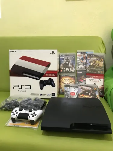 PlayStation 3 Slim CECH 3001 B Completo (item para colecionador de tao Perfeito) 