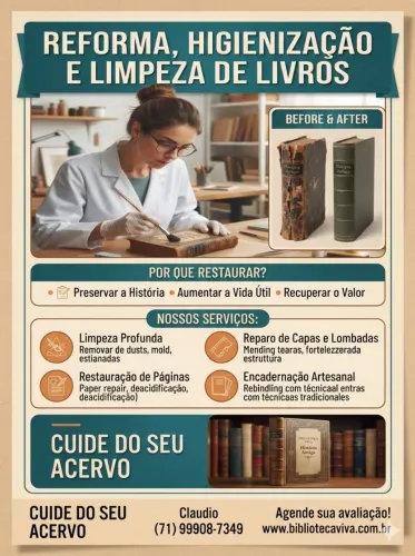 Limpeza e conservação de acervos bibliotecários