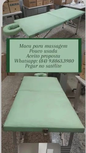 Maca para massagem pouco usada