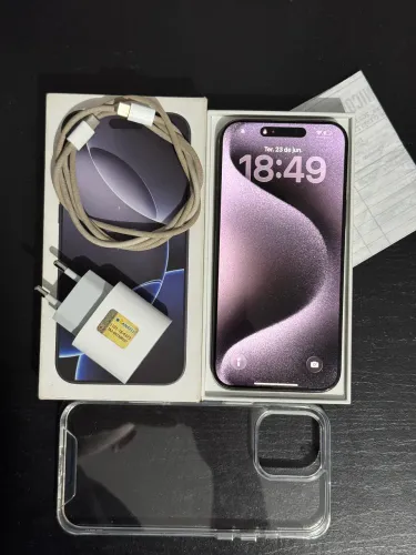 IPHONE 16 PRO MAX 512GB BLACK TITANIUM - Caixa e nota 