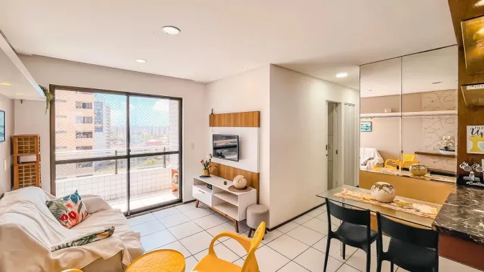 Apartamento mobiliado no Mucuripe 02 suítes para locação