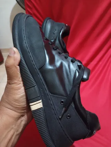Tênis Osklen Masculino Couro Hybrid Laces Black Edition Preto(44/45)