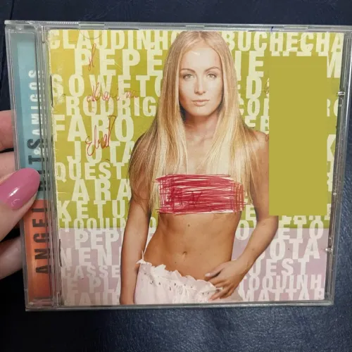 RARO CD Angélica Angel Hits e Amigos 1999 Original Usado