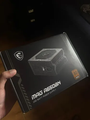 FONTE MSI MAG A650BN ? 650W 80 PLUS BRONZE - 3 meses de uso