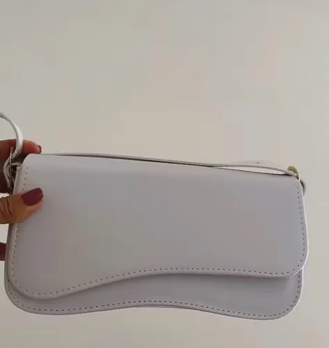 Bolsa branca de ombro
