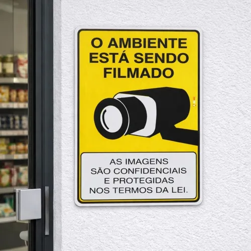Placas de Sinalização Exclusivas - Vários Modelos
