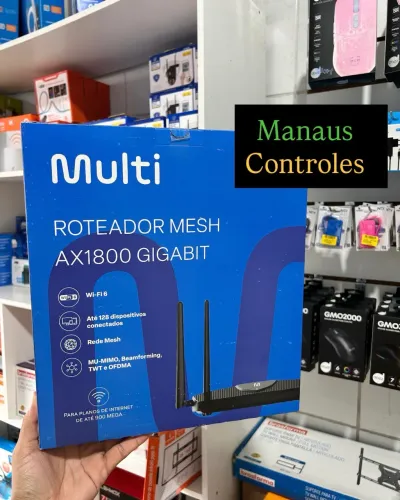 Roteador Mesh AX1800 DualBand 2G | 5G 900 Mbps Wi-Fi 6