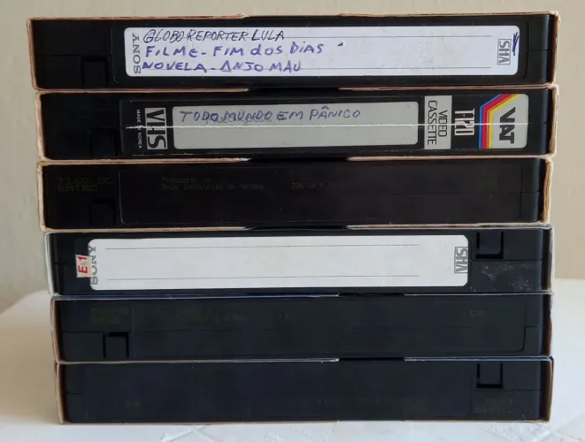 Fitas Cassete VHS TV-RIP