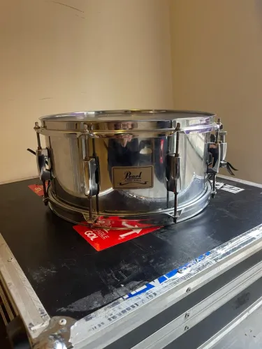 ? CAIXA PEARL STEEL SHELL 14? x 6,5? À VENDA!