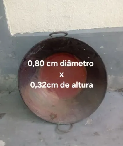 Vendo Tacho de cobre, grande 80x32 raridade 