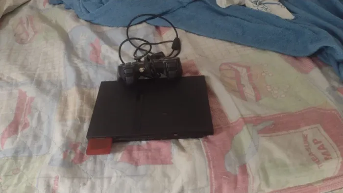 PlayStation 2 Slim Funcionando + Controle + Memory Card + Jogo