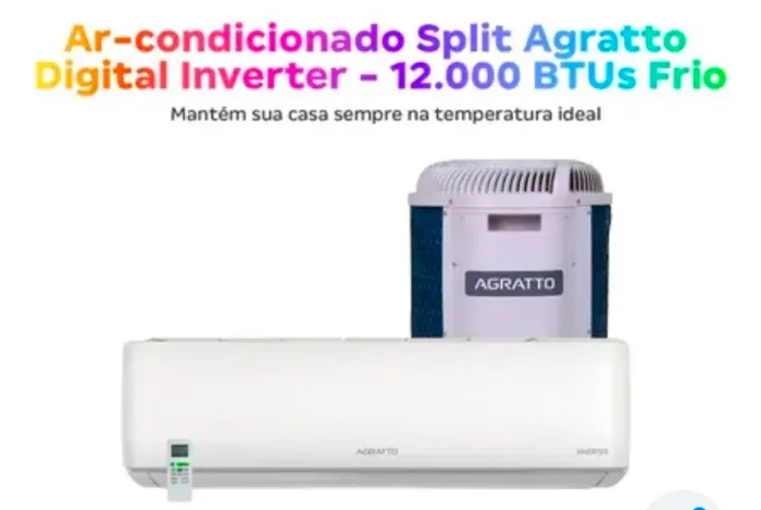 Ar condicionado 12.000 inverter Novo