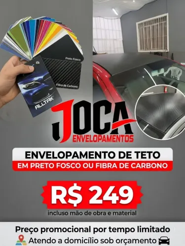 ENVELOPAMENTO DE TETO E DIVERSOS