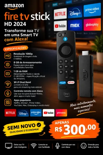 Cromecast semi novo