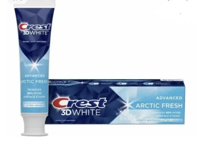  Creme Dental Crest 3D White Advanced Artic Impor/ USA/ Clareador dental em 5 dias