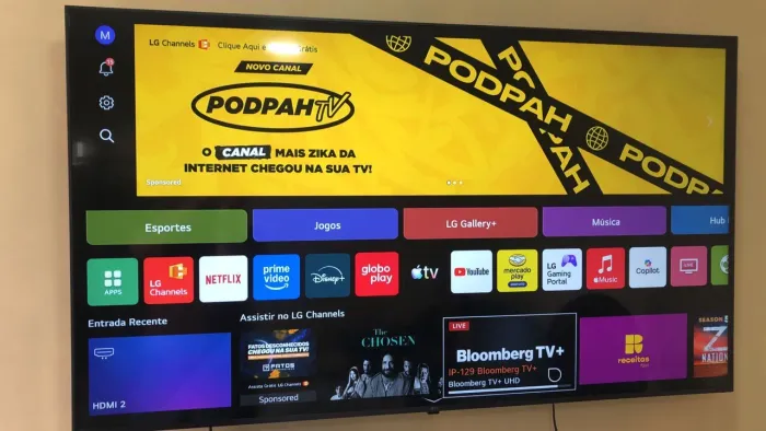 Vendo TV LG smartv 4k 60 polegadas, apenas 5 meses de uso.