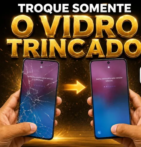 TRINCOU TELA DE CELULAR? RECUPERO MANTENDO ORIGINAL