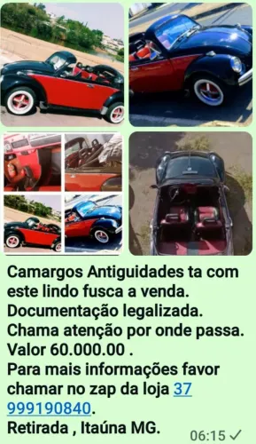 Volkswagen Fusca Fusca (gasolina) 1975