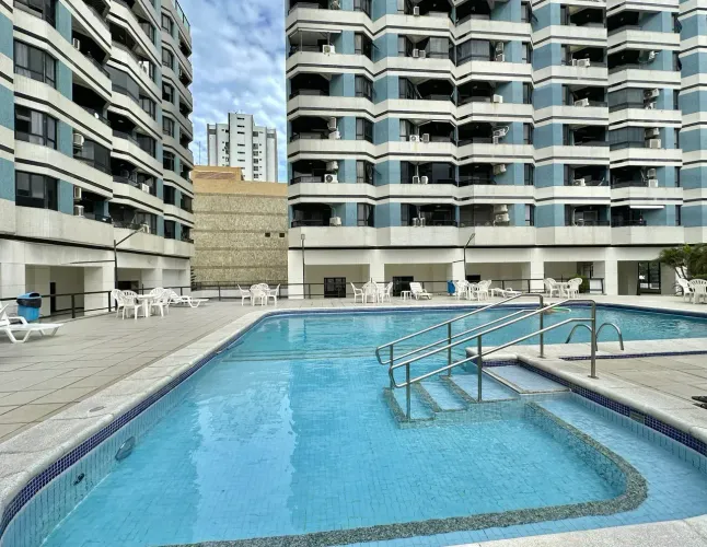 Apartamento quarto e sala para aluguel no Barra Tropical - 1/4 - 45m2 - Mobiliado - Salvad