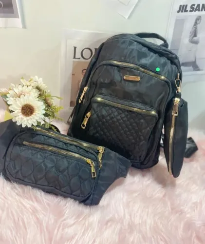 Kit mochila feminina