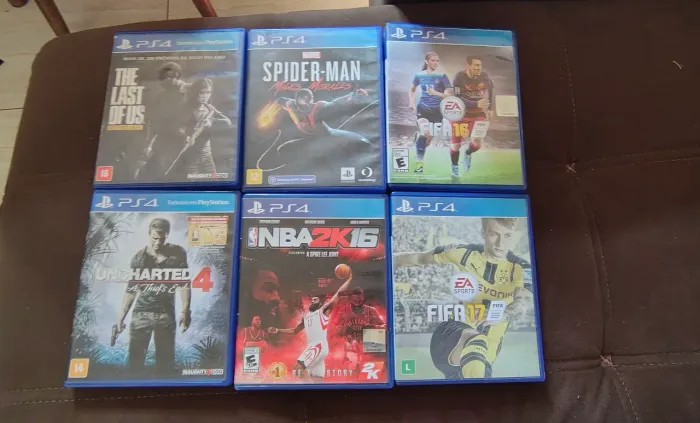 6 jogos de PS4 